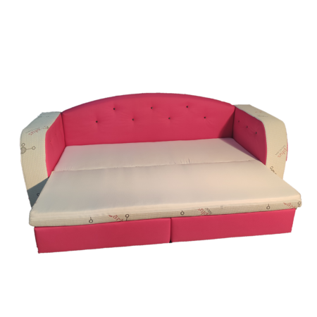 Hell Dream Gabcsó pink ágyazható kanapé Swarovski kövekkel